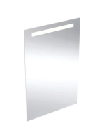 Geberit Option Basic Square tükör felső világítással 60x90 cm, eloxált alumínium 502.812.00.1