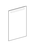 Geberit Option Basic Square tükör felső világítással 60x90 cm, eloxált alumínium 502.812.00.1