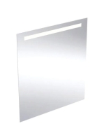 Geberit Option Basic Square tükör felső világítással 80x90 cm, eloxált alumínium 502.813.00.1