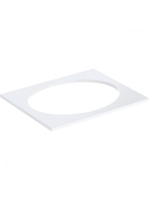 Geberit Selnova Square mosdópult 59,1x47,5 cm, fényes fehér 502.860.00.1