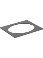 Geberit Selnova Square mosdópult 59,1x47,5 cm, matt láva 502.861.00.1