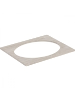 Geberit Selnova Square mosdópult 59,1x47,5 cm, világos hikoridió 502.863.00.1