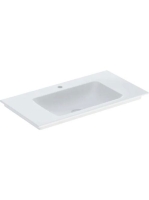 Geberit One beépíthető mosdó 90x48 cm csaplyukkal, túlfolyó nélkül, KeraTect felület bevonattal 505.010.01.3