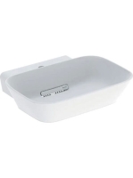 Geberit One pultra ültethető mosdó 50x42,5 cm csaplyukkal, túlfolyó nélkül, matt fehér 505.053.00.1