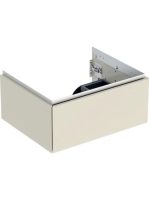 Geberit One alsó szekrény mosdóhoz 1 fiókkal 59x47 cm, magasfényű homokszürke 505.071.00.4
