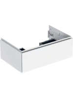 Geberit One alsó szekrény mosdóhoz 1 fiókkal 74x47 cm, magasfényű fehér 505.072.00.1
