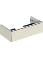 Geberit One alsó szekrény mosdóhoz 1 fiókkal 88,8x47 cm, magasfényű homokszürke 505.073.00.4