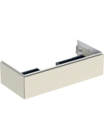 Geberit One alsó szekrény mosdóhoz 1 fiókkal 103x47cm, magasfényű homokszürke 505.074.00.4