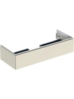 Geberit One alsó szekrény mosdóhoz 1 fiókkal 118x47 cm, magasfényű homokszürke 505.075.00.4