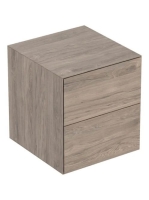 Geberit One oldalsó szekrény két fiókkal 45x47 cm, hikoridió 505.077.00.6