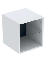 Geberit One oldalsó polcelem 45x47 cm, magasfényű fehér 505.079.00.1