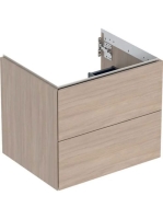 Geberit One alsó szekrény mosdóhoz 2 fiókkal 59,2x47 cm, tölgy 505.261.00.5