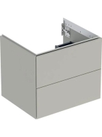 Geberit One alsó szekrény mosdóhoz 2 fiókkal 59,2x47 cm, matt greige 505.261.00.7