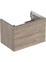 Geberit One alsó szekrény mosdóhoz 2 fiókkal 74x47 cm, hikoridió 505.262.00.6