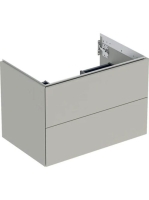 Geberit One alsó szekrény mosdóhoz 2 fiókkal 74x47 cm, matt greige 505.262.00.7
