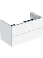 Geberit One alsó szekrény mosdóhoz 2 fiókkal 88,8x47 cm, magasfényű fehér 505.263.00.1