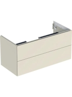 Geberit One alsó szekrény mosdóhoz 2 fiókkal 103x47 cm, magasfényű homokszürke 505.264.00.4