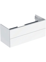 Geberit One alsó szekrény mosdóhoz 2 fiókkal 118x47 cm, magasfényű fehér 505.265.00.1