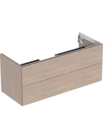 Geberit One alsó szekrény mosdóhoz 2 fiókkal 118x47 cm, tölgy 505.265.00.5