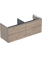 Geberit One alsó szekrény mosdóhoz négy fiókkal 135x47 cm, hikoridió 505.266.00.6