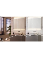 Geberit One balra nyíló tükrös szekrény 60x90 ComfortLight világítás, fehér 505.800.00.2