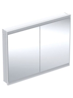 Geberit One 2 ajtós tükrös szekrény ComfortLight világítással 120x90 cm, fehér 505.805.00.2