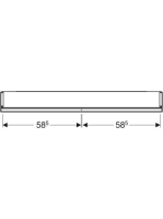 Geberit One tükrös szekrény két ajtóval 120x90 cm, világítással, fehér 505.815.00.2