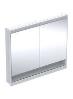 Geberit One tükrös szekrény polccal és ComfortLight világítással 105 cm, fehér 505.824.00.2