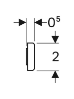 Geberit öntapadós mágnestartó 10 cm 510010000
