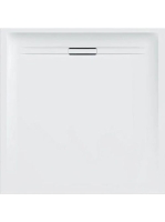 Geberit Sestra szögletes zuhanytálca 90x90 cm, strukturált pala, fehér 550.250.00.2