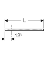 Geberit Sestra szögletes zuhanytálca 90x90 cm, strukturált pala, fehér 550.250.00.2