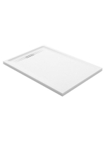 Geberit Sestra szögletes zuhanytálca 90x100 Fehér/Strukturált pala 550.253.00.2 (550253002)