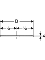 Geberit Sestra szögletes zuhanytálca 90x120 cm, strukturált pala, fehér 550.255.00.2