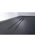 Geberit Sestra szögletes zuhanytálca 90x160 cm, strukturált pala, grafit 550.279.00.2