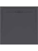 Geberit Sestra szögletes zuhanytálca 80x80 cm, strukturált pala, grafit 550.292.00.2