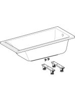 Geberit Selnova Square 160x70 cm egyenes fürdőkád lábakkal 554.382.01.1