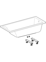 Geberit Selnova Square 170x70 cm egyenes fürdőkád lábakkal 554.384.01.1