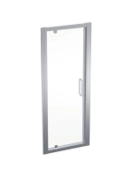 Geberit Geo nyílóajtó 90x190 cm, átlátszó üveggel, Reflex bevonattal, ezüst profillal 560.125.00.2