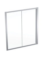 Geberit Geo tolóajtó 170x190 cm, átlátszó üveggel, Reflex bevonattal, ezüst profillal 560.193.00.2