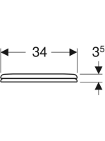 Geberit Bambini alsó rögzítésű gyermek WC-ülőke, fehér 573334000