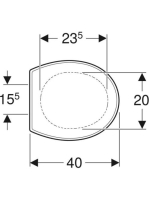 Geberit Bambini alsó rögzítésű gyermek WC-ülőke, rubinvörös 573337000
