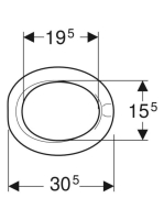 Geberit Bambini WC-ülőkarima kisgyermekeknek, achátszürke 573348000