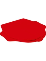 Geberit Bambini gyermek WC-ülőke támaszkodóval, teknősbéka design, rubinvörös 573363000