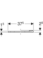 Geberit Bambini gyermek WC-ülőkarima támaszkodóval, teknősbéka design, sárga 573372000