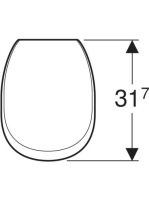 Geberit Corso vizelde fedél 573900000