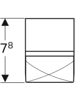 Geberit hálózati csatlakozó aljzat, dugvilla CEE 7/16, Fehér 595165000
