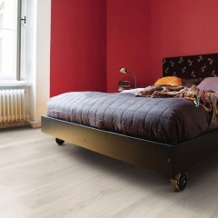 Haro Tritty 100 Oak Emilia Light Grey 538717 laminált padló hangszigeteléssel