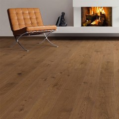 Haro Oak Nutmeg Brown Universal brushed naturaLin plus parketta