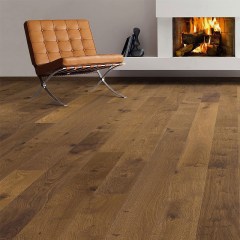 Haro Smoked Oak Sauvage retro brushed naturaLin plus parketta