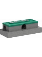 Hansgrohe uBox universal alapkészlet lineáris zuhanylefolyóhoz, lapos telepítéshez 01000180